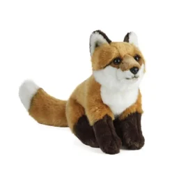 PELUCHE RENARD ASSIS 40CM