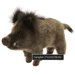 PELUCHE SANGLIER H21CMH 29CML