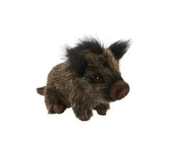 PELUCHE SANGLIER ASSIS H14CM L18CM