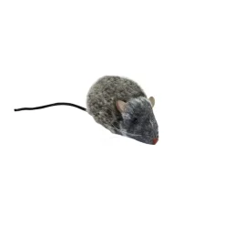 PELUCHE SOURIS GRISE 9 CM