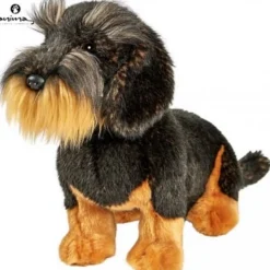 PELUCHE TECKEL A POIL DUR ASSIS