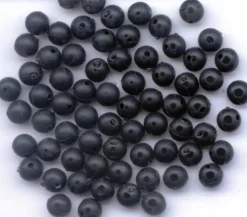 PERLE MOLLE NOIRE 6MM X20