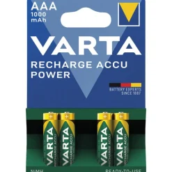 PILE AAA/R03 RECHARGEABLE X4 1000MAH