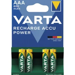 PILE AAA/R03 RECHARGEABLE X4 800MAH