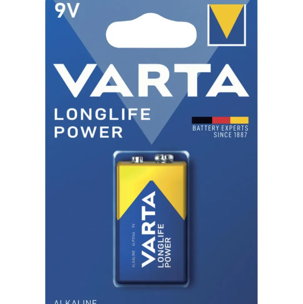 PILE 6LR61 9V LONGLIFE POWER X1