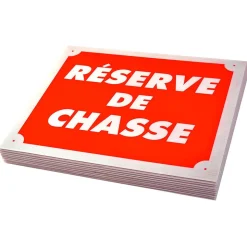 PLAQUE AKILUX RESERVE DE CHASSE X10