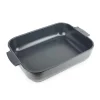 PLAT FOUR RECTANGULAIRE 40CM ARDOISE