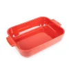 PLAT FOUR RECTANGULAIRE 32CM ROUGE
