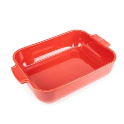 PLAT FOUR RECTANGULAIRE 32CM ROUGE
