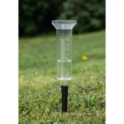 PLUVIOMETRE PLASTIQUE AVEC PIED 44CM