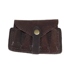POCHETTE 5 BALLES LISSE CROUTE CUIR