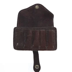 POCHETTE 5 BALLES LISSE CROUTE CUIR