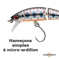 POISSON NAGEUR PHOXY JOINTED 50 S 5CM 3,7G