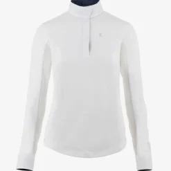 POLO CONCOURS ML FEMME BLAIRE BLANC