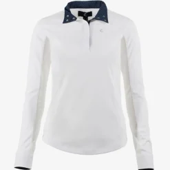 POLO CONCOURS ML FEMME BLAIRE BLANC