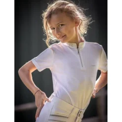 POLO DE CONCOURS CHARLIE ENFANT BLANC