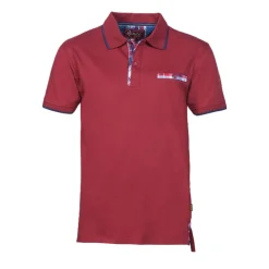 POLO HOMME MANCHES COURTES RANDO ROUGE
