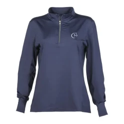POLO MANCHES LONGUES ERIKA FEMME MARINE