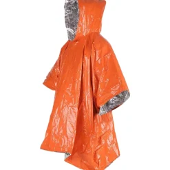PONCHO DE SURVIE RÉUTILISABLE ORANGE OU KAKI