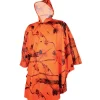 PONCHO LONG CAMO ORANGE