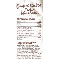 PREPARATION A GAUFRES TENDRES 0.5KG