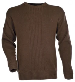 PULL COL ROND KAKI PERCUSSION