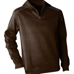 PULL COL ZIP ARIZONA MARRON