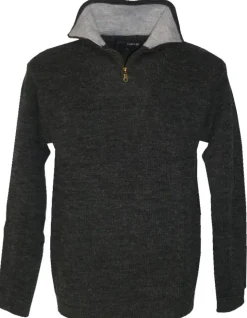 PULL COL ZIP CAMIONNEUR ANTHRACITE