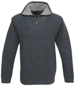 PULL COL ZIP CAMIONNEUR JEAN