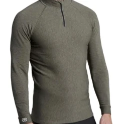 PULL COL ZIPPE COMFORT 5 KAKI