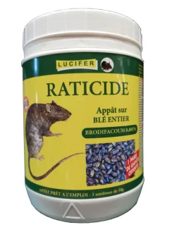 RATICIDE BLÉ BRODIFACOUM 3X50G