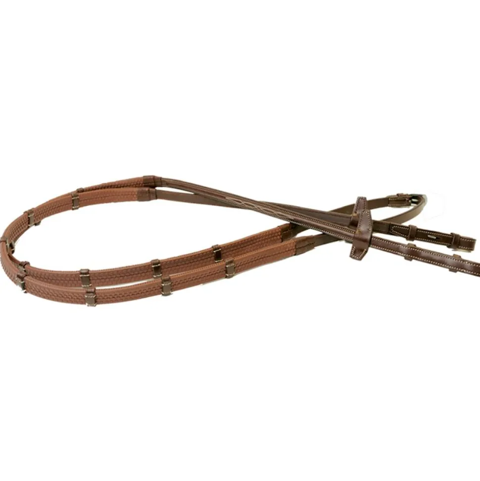 RENES CAOUTCHOUC AVEC ARRETOIRS HAVANE