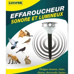 REPOUSSEUR NUISIBLE SOLAIRE FLASH ET SON