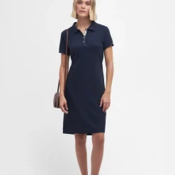 ROBE POLO DRESS NAVY BICOLORE