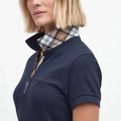 ROBE POLO DRESS NAVY BICOLORE