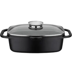 ROTISSOIRE FONTE ALU REVET CERAM 33X21CM