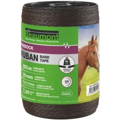 RUBAN PADDOCK MARRON 200M