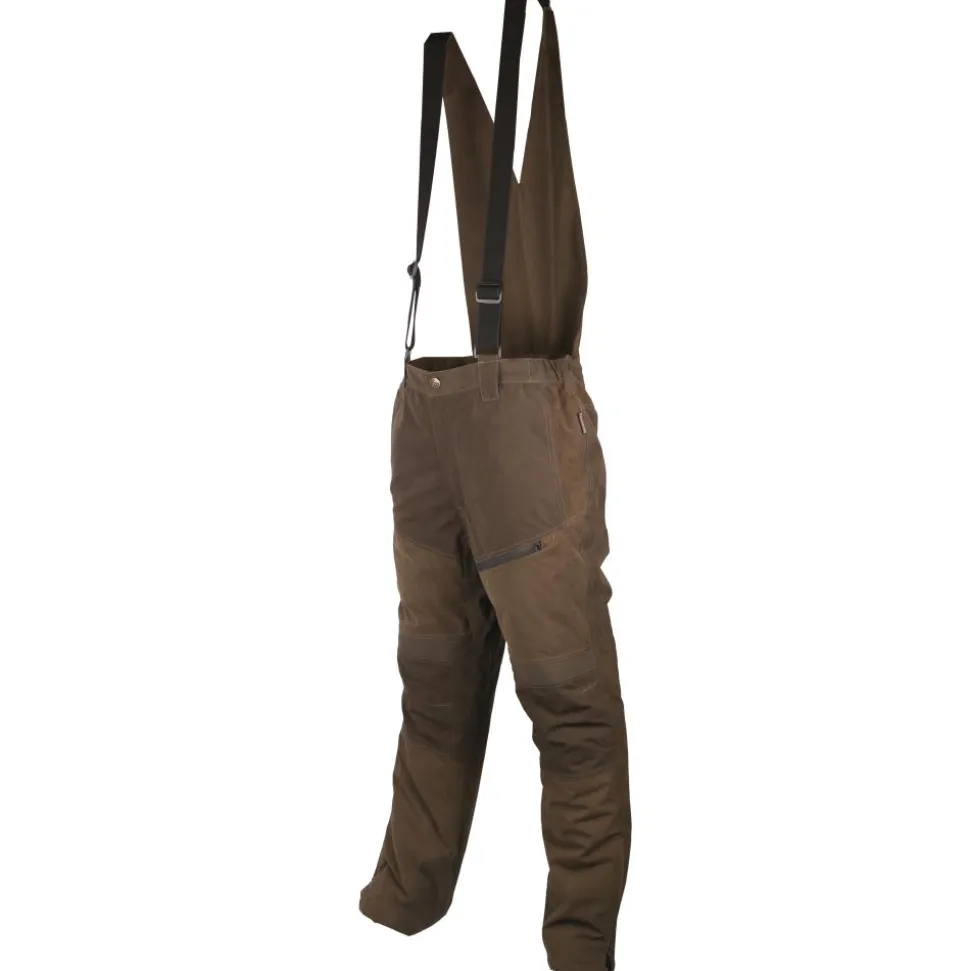 SALOPETTE BI COLORE MARRON