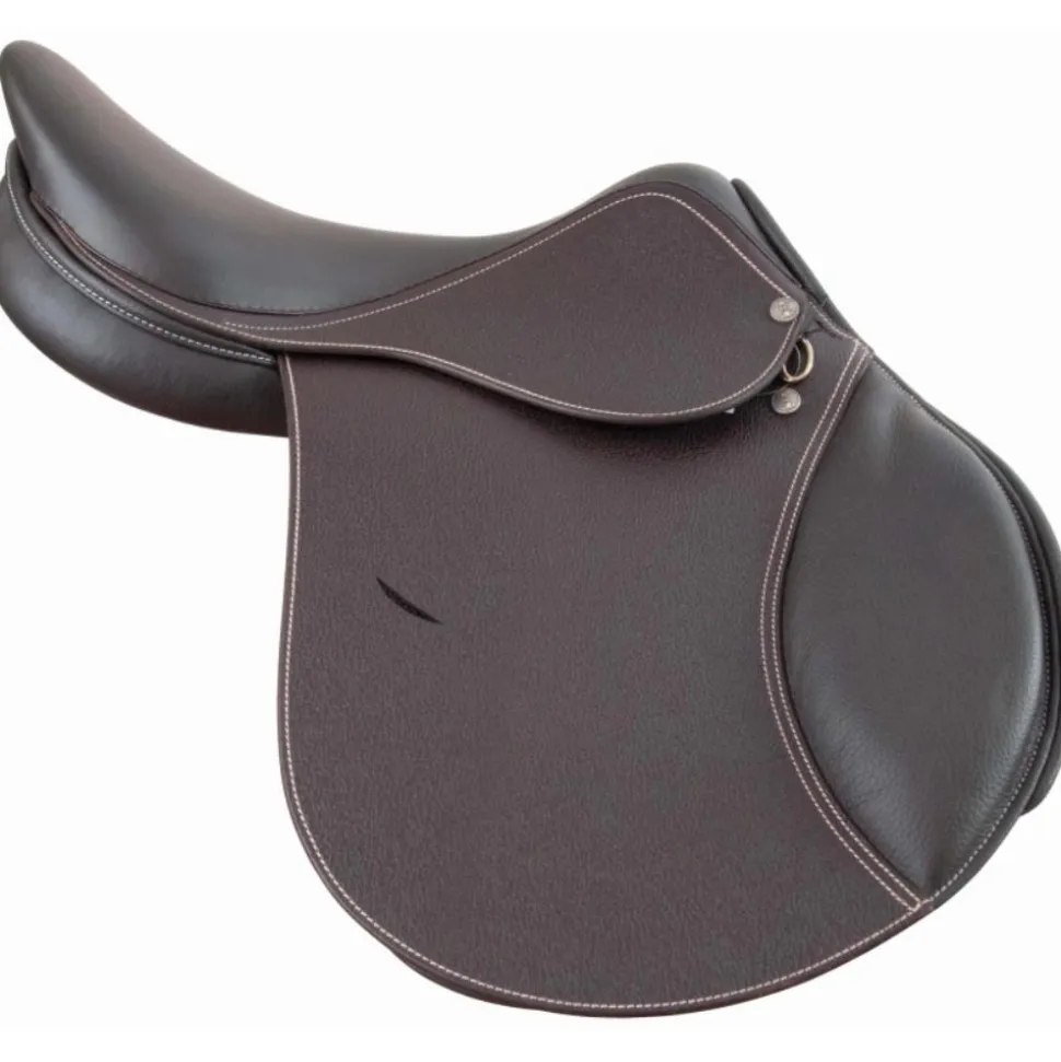 SELLE CUIR MIXTE BARRY HAVANE