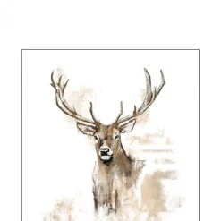 SERVIETTE CERF MODERNE PM