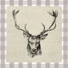 SERVIETTE TETE DE CERF