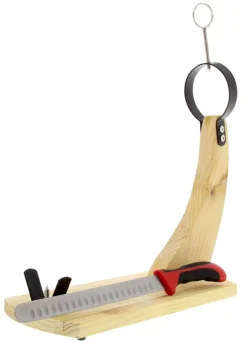 SUPPORT A JAMBON AVEC COUTEAU 25 CM