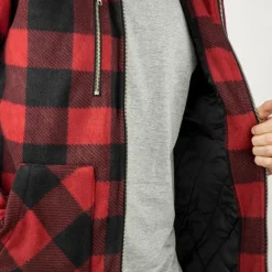 SURCHEMISE ERABLE ROUGE/NOIR