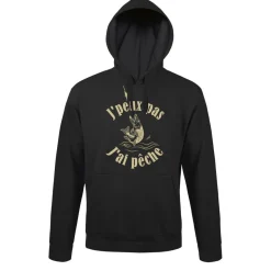 SWEAT HOOD J'PEUX PAS J'AI PECHE
