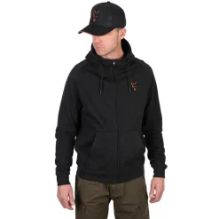 SWEAT NOIR ORANGE