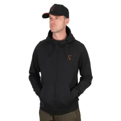 SWEAT NOIR ORANGE