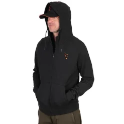 SWEAT NOIR ORANGE