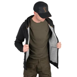 SWEAT NOIR ORANGE