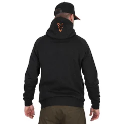 SWEAT NOIR ORANGE