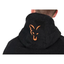 SWEAT NOIR ORANGE